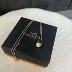 コーチ COACH 54514 GLD オープン ストーン ネックレス ゴールド