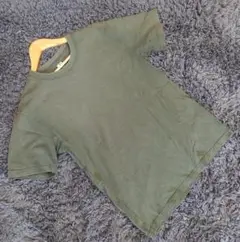 ✨UNIQLO✨ユニクロ♡半袖Tシャツ♡コットンTシャツ♡緑♡メンズ(M)