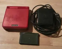 ゲームボーイアドバンスSP フレイムレッド 本体