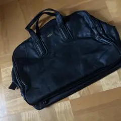本革　ボストンバック　黒　鍵あり