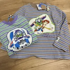 新品　トイストーリー　ワッフル　ボーダー　Tシャツ　110
