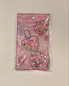My Melody 日焼けマイメロディ ヘアクリップ 2個セット