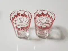 スヌーピー　ノベルティ　ちびグラス2個セット