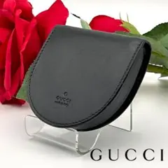 美品✨ GUCCI グッチ コインケース 小銭入れ ブラック レザー