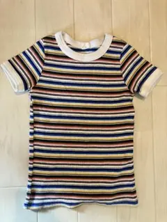 ピピロッタ　pippilotta マルチストライプ Tシャツ M