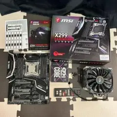X299 マザーボード＋i9 7940x＋CPUクーラー