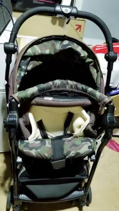 イオンママハピカーゴハイシートA型ベビーカーUNOADXカモフラ1F1104CM