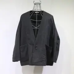 【別注】kontor RandomCloth Collarless Jacket