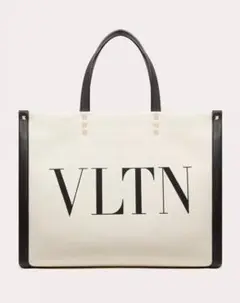 VALENTINO ヴァレンティノ VLTN プリント キャンバスミニトート