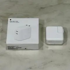 Apple デュアルUSB-Cポート搭載35W電源アダプタ MNWP3AMA