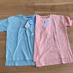 ピースフィットクール　半袖　無地Tシャツ　2枚 140 本体綿100% Tシャツ
