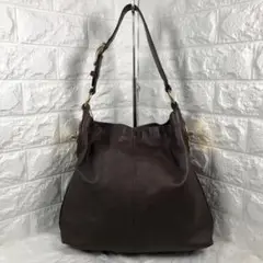 ✨良品✨ ターンロック COACH フルレザー セミショルダーバッグ