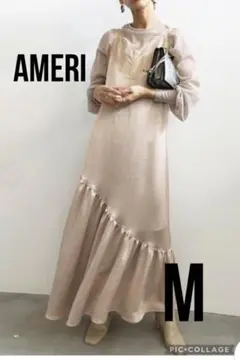 AMERI LADY LAYERED CAMI DRESS【M】