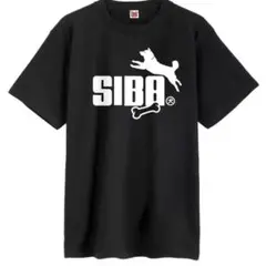 柴犬半袖　Tシャツ　Lサイズ　165/88A 黒