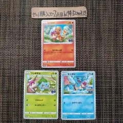 ポケモン ヒトカゲ フシギダネ ゼニガメ プロモ 良品 各1枚 番号M9012