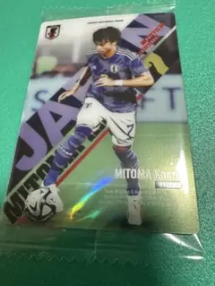 ツインウエハースサッカー日本代表 三笘薫トレーディングカード