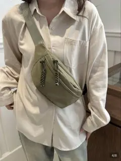 オリーブグリーン ウエストポーチ