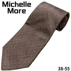 Michelle More　ネクタイ　総柄　おしゃれ　通勤　ビジネス　スーツ