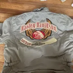 Harley-Davidson ライダースジャケット グレー