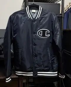 ⭐️極美品 Champion チャンピオン ベースボールジャケット ブラック