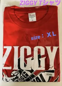 ZIGGY Tシャツ ：レッド ：ＸＬ：その先の、ZIGGYへ。/ 森重樹一
