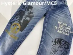 MC5【激レア】ダメージペイントデニムPT u0026MC5バンドTおまけ付