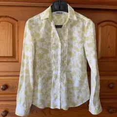 Laura Ashley 花柄長袖ブラウス
