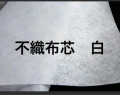 不織布芯地　白 ホワイト　3m