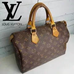 LOUIS VUITTON モノグラム スピーディ30 ブラウン ハンドバッグ