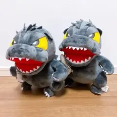 ゴジラ デフォルメBIGぬいぐるみ 2個セット