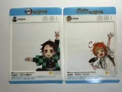 ナツコミ 2020 鬼滅の刃 約束のネバーランド 2枚セット