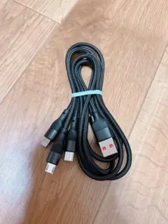 ✨️現品限り✨️3in1 充電ケーブル 1.2m ブラック