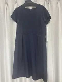 【未使用】ネイビー 半袖 ワンピース 15AR タグ付き
