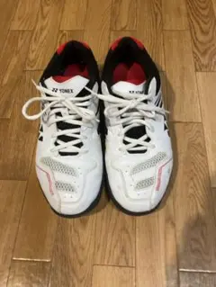 YONEX ERGOSHAPE バドミントンシューズ ホワイト/レッド　26㎝