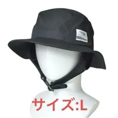 NEW！ オススメ！TLS　SURF HAT BLACK　UPF 50 (L)