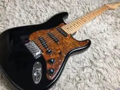 参考音色あり ストラト バーズアイピックガード メイプル指板