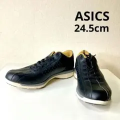 美品　ASICS　アシックス　スニーカー　ウォーキングシューズ　黒　ブラック