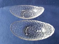 ガラス食器 小皿2個 小鉢2個冷菓 プリンアイスクリームフルーツ サンドイッチ