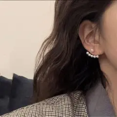 【セール中】ピアス ゴールドピアス パールピアス 2点セット 韓国風