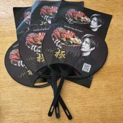 GACKT うちわ　エスコン　北海道日本ハムファイターズ 3枚　チラシ