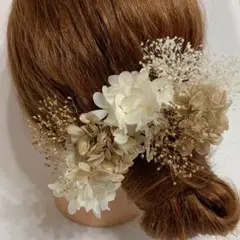 大人気のゴールドあじさい髪飾り!!(次回入荷未定)