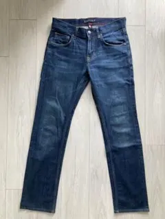TOMMY HILFIGER メンズダークブルー ストレートデニム30インチ