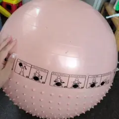 ピンク バランスボール 直径65cm