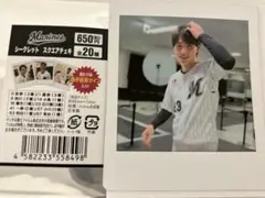千葉ロッテマリーンズ 63 和田康士朗 シークレットスクエアチェキ