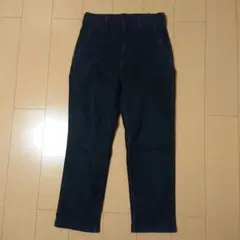 ユニクロ ワイドフィットワークパンツ デニム 裾上げなし