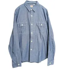 N-216 SUGAR CANE シャンブレー　長袖シャツ　XLサイズ　美品