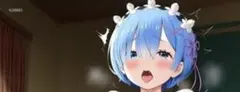 32 レム　ラム　風美少女　バスタオル　タペストリー　ブランケット　シークレット