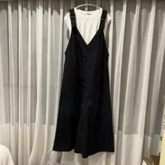 KEYUCAケユカジャンスカセット黒ワンピース