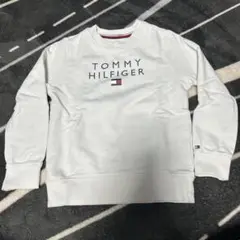 110cm TOMMY HILFIGER トレーナー 起毛 ホワイト