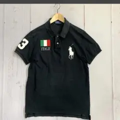 Polo by Ralph Lauren ブラックポロシャツ Lサイズ